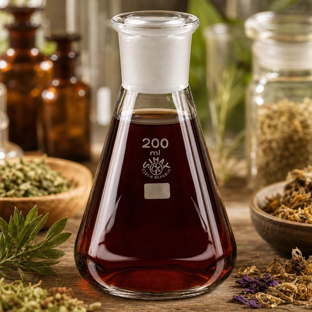 Erlenmeyer-kolbe 200 ml med standard slebet led (29/32) Erlenmeyer-kolbe 200 ml med standard slebet led (29/32)