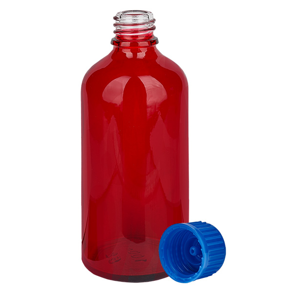 100 ml flaske 11 mm SV blå STD RedLine UT18/100 100 ml flaske 11 mm SV blå STD RedLine UT18/100