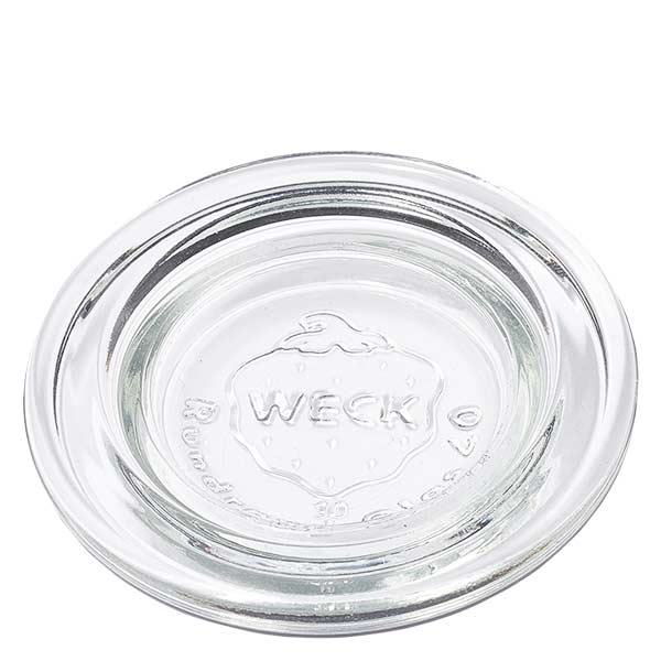 WECK glaslåg RR40 WECK glaslåg RR40 transparent rund af glas til syltetøjsglas og konserveringsglas til konservering