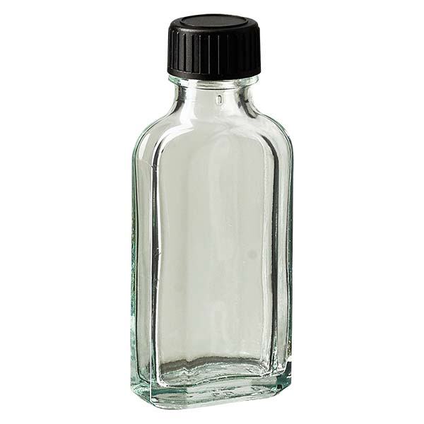 50 ml Meplat klar skruelåg med EPE-forseglingsskive 50 ml Meplat klar skruelåg med EPE-forseglingsskive