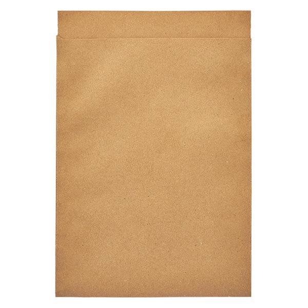 Flad pose brun (pakke med 100) 162x230mm. Fremstillet af natronpapir. Fødevaresikker. Uden side- og bundkile. 50 g/m². Flad pose brun (pakke med 100) 162x230mm. Fremstillet af natronpapir. Fødevaresikker. Uden side- og bundkile. 50 g/m².