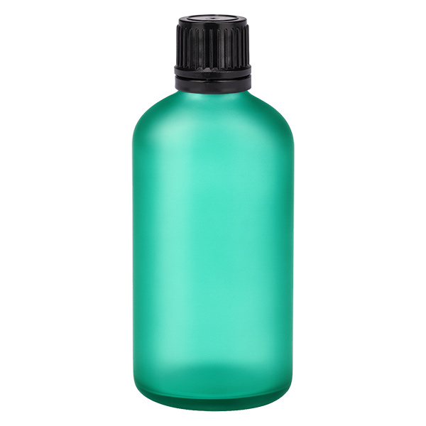 100 ml flaske 11 mm SV sort OV GreenL. UT18/100