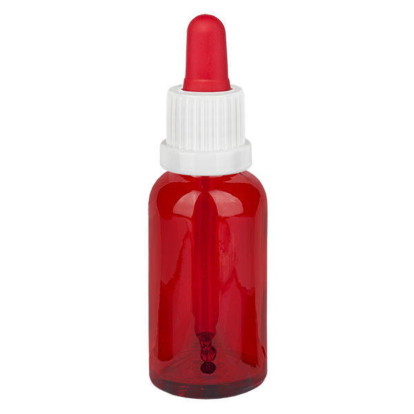 30 ml pipetteflaske hvid/rød OV RedLine UT18/30 30 ml pipetteflaske hvid/rød OV RedLine UT18/30