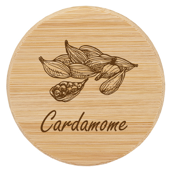 Kappe i træ "Cardamome" til WECK RR60
