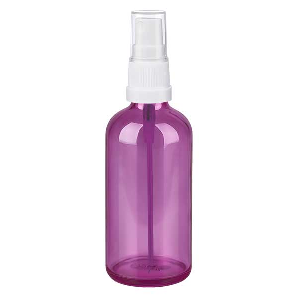 100 ml sprayflaske hvid/transparent Standard PurpleLine UT18/100