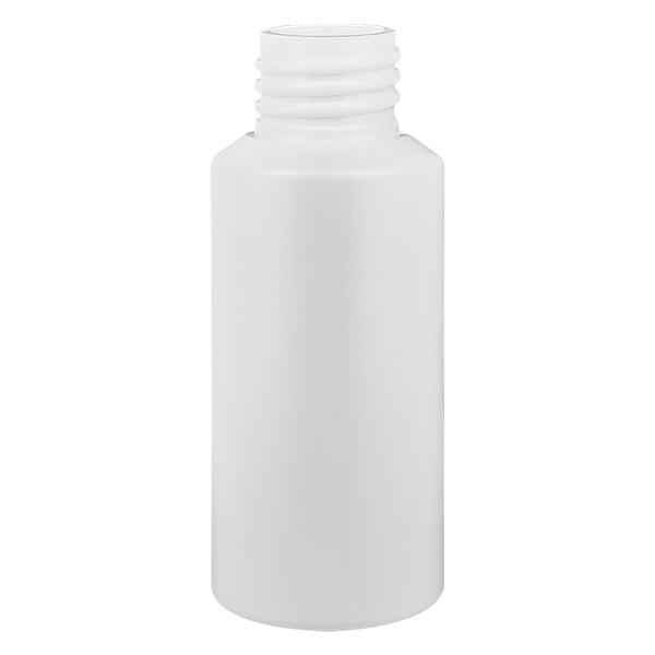 Apoteksflaske HDPE 30 ml hvid, uden låg Apoteksflaske HDPE 30 ml hvid, uden låg