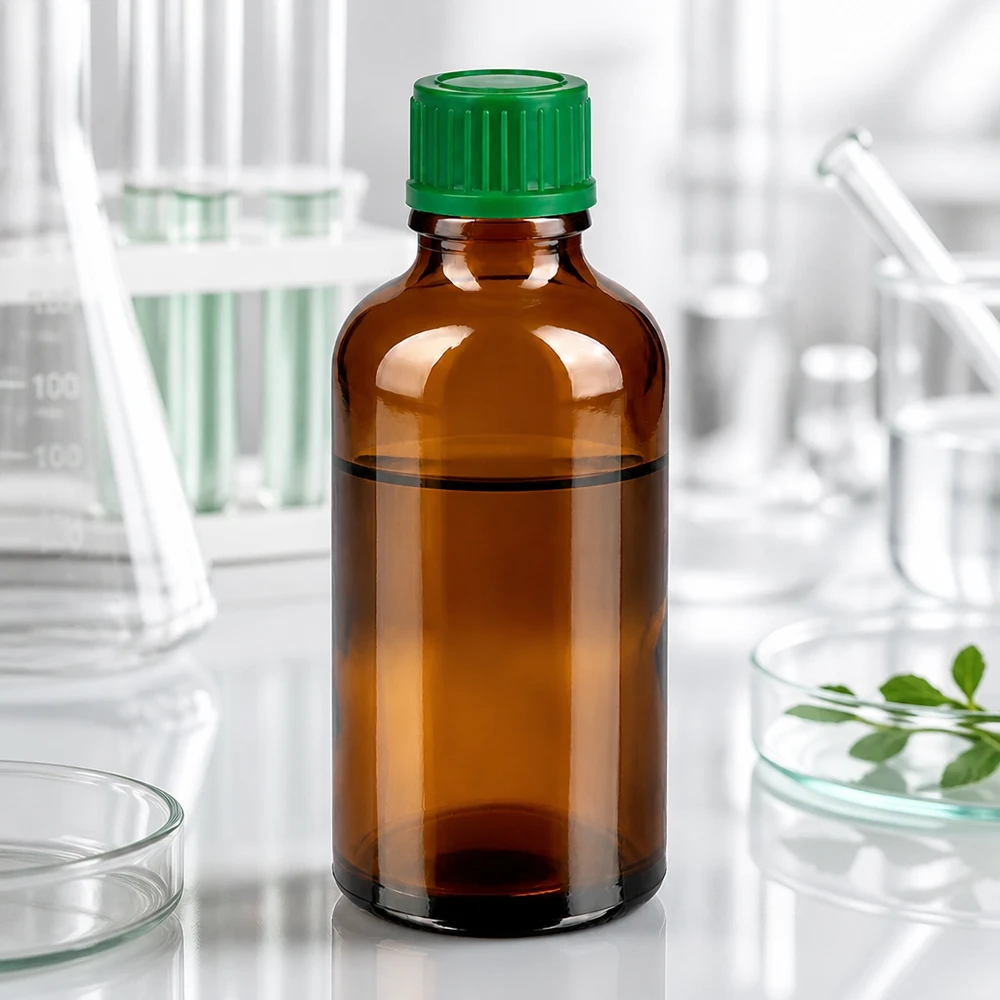 50 ml flaske 11 mm SV grøn STD BrownLine UT18/50 50 ml laboratorieflaske af UV-beskyttende ravfarvet glas med grønt skruelåg UT18