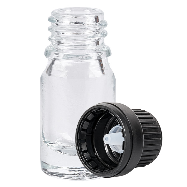 5ml Dropperflaske 2mm sort OV ClearLine UT18/5 5ml Dropperflaske 2mm sort OV ClearLine UT18/5