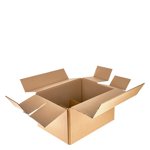 Glaskasser (25 stk.) med 6 rum 330x225x180mm