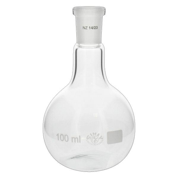100 ml kolbe med standard slebet led (14/23)