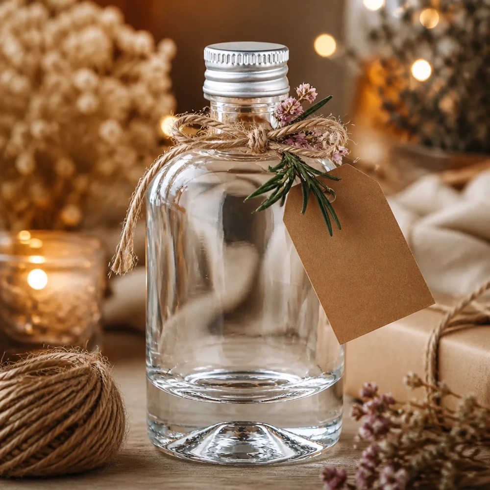 40 ml glasflaske »Sara« med skruelåg sølv UNiTWIST® 40 ml glasflaske »Sara« med skruelåg sølv UNiTWIST®