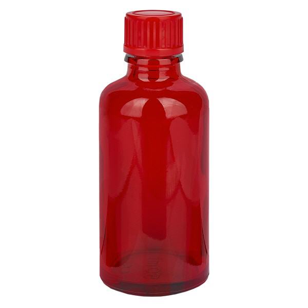 50 ml flaske 11 mm SV rød STD RedLine UT18/50 50 ml flaske 11 mm SV rød STD RedLine UT18/50