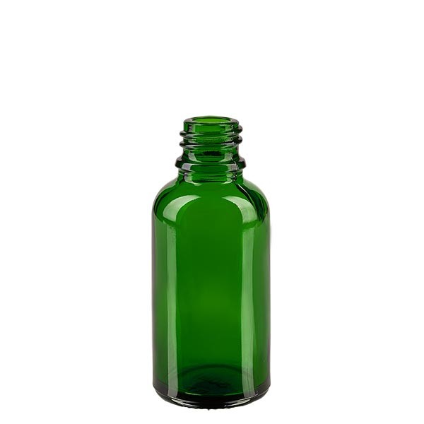 Dropperflaske 30ml DIN 18 GRØNT GLAS Dropperflaske 30ml DIN 18 GRØNT GLAS