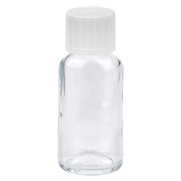 20 ml flaske 11 mm SV hvid OV ClearLine UT18/20 20 ml flaske 11 mm SV hvid OV ClearLine UT18/20