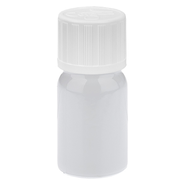 5 ml dråbeflaske 1,2 mm hvid standardlåg børnesikring WhiteLine UT18/5 5 ml dråbeflaske 1,2 mm hvid standardlåg børnesikring WhiteLine UT18/5