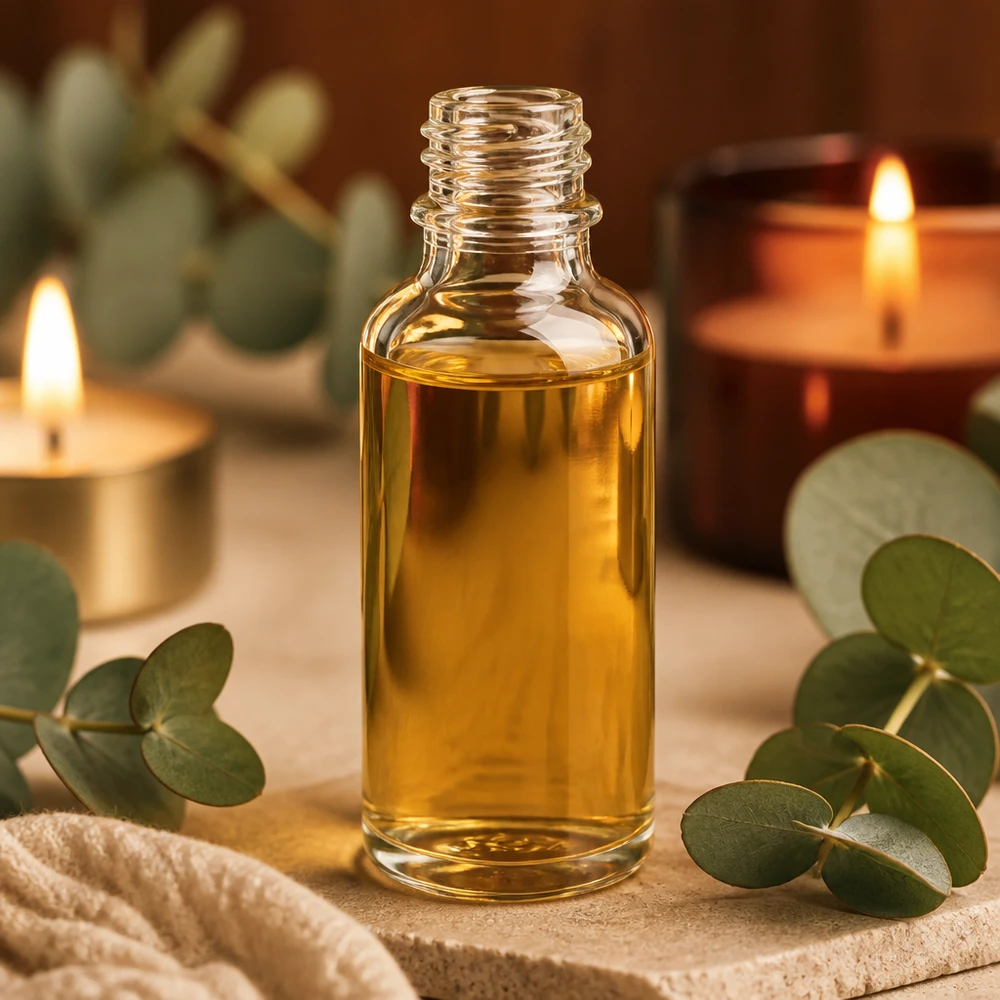 Gennemsigtig 30 ml glasflaske ApoGlas med skruegevind til æteriske olier og kosmetik