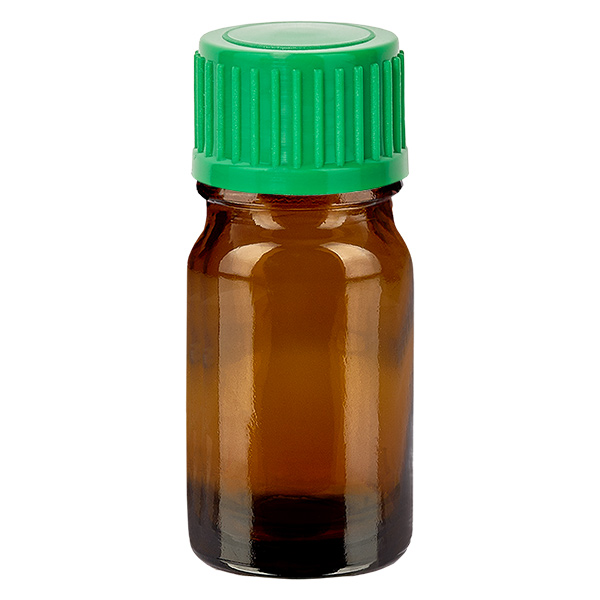 5 ml Dropperflaske 0,8 mm grøn STD BrownLine UT18/5