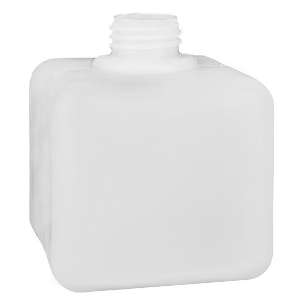 Kemikalieflaske 500 ml, smal hals fremstillet af PE-HD, naturfarve, GL 32 Kemikalieflaske 500 ml, smal hals fremstillet af PE-HD, naturfarve, GL 32