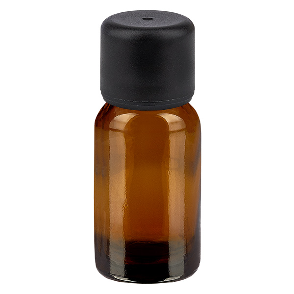 10 ml flaske 6 mm SV sort STD BrownLine UT18/10