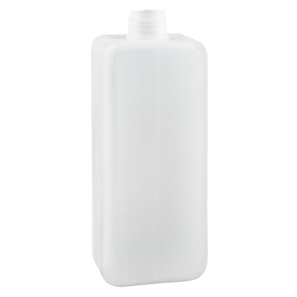 Kemikalieflaske 1000 ml, smal hals fremstillet af PE-HD, naturfarve, GL 32 Kemikalieflaske 1000 ml, smal hals fremstillet af PE-HD, naturfarve, GL 32