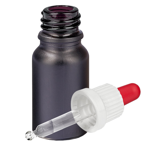10 ml pipetteflaske hvid/rød OV BlackLine UT18/10 10 ml pipetteflaske hvid/rød OV BlackLine UT18/10