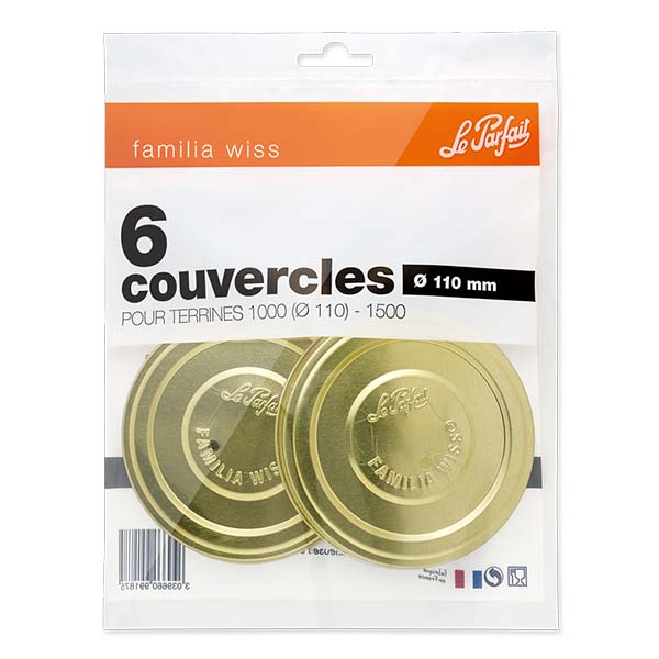 Le Parfait® Familia Wiss 6 låg Ø110 mm Le Parfait® Familia Wiss 6 låg Ø110 mm