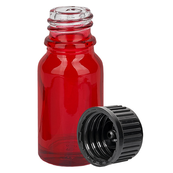 10 ml flaske 11 mm SV sort STD RedLine UT18/10 10 ml flaske 11 mm SV sort STD RedLine UT18/10