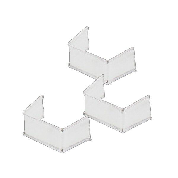 1 U-clips af papir, længde 33, hvid