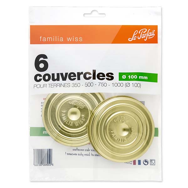 Le Parfait® Familia Wiss 6 låg Ø100 mm Le Parfait® Familia Wiss 6 låg Ø100 mm
