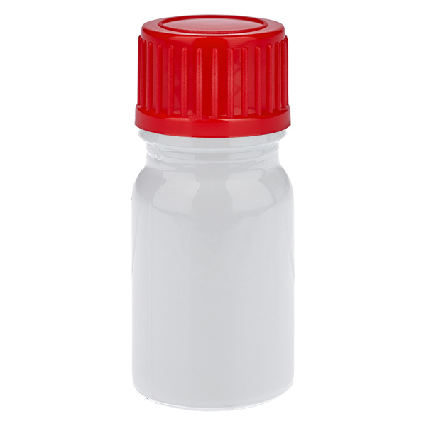 5 ml flaske 11 mm skruelåg rød standard WhiteLine UT18/5 5 ml flaske 11 mm skruelåg rød standard WhiteLine UT18/5