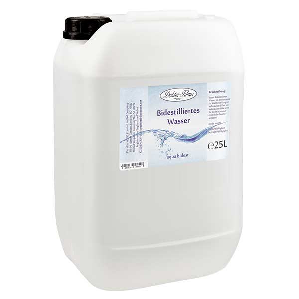 25 liter dobbeltdestilleret vand Doktor-Klaus