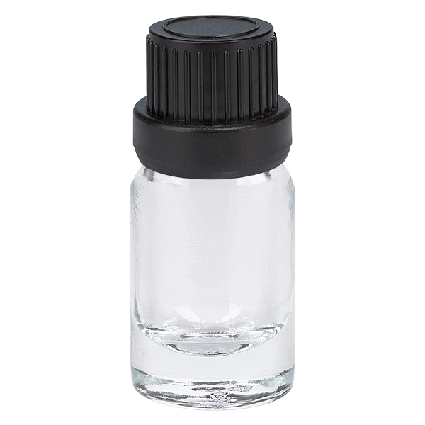 5ml Dropperflaske 2mm sort OV ClearLine UT18/5 5ml Dropperflaske 2mm sort OV ClearLine UT18/5