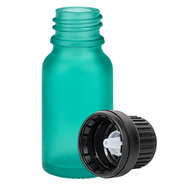 10ml Dropperflaske 2mm sort OV GreenL. UT18/10 10ml Dropperflaske 2mm sort OV GreenL. UT18/10