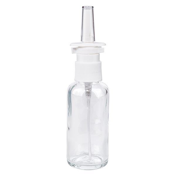 Apoteksflaske klar 30 ml næseforstøver hvid St Apoteksflaske klar 30 ml næseforstøver hvid St