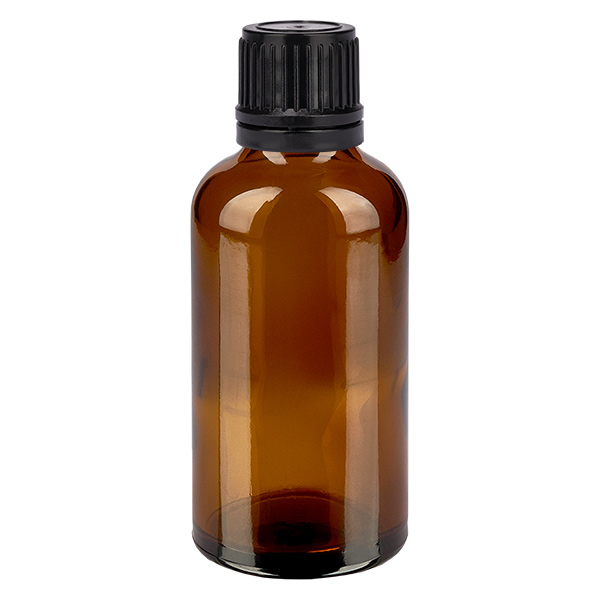 50 ml flaske 11 mm SV sort OV BrownLine UT18/50