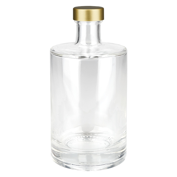 500 ml glasflaske »Sam« + skruelåg guld UNiTWIST®