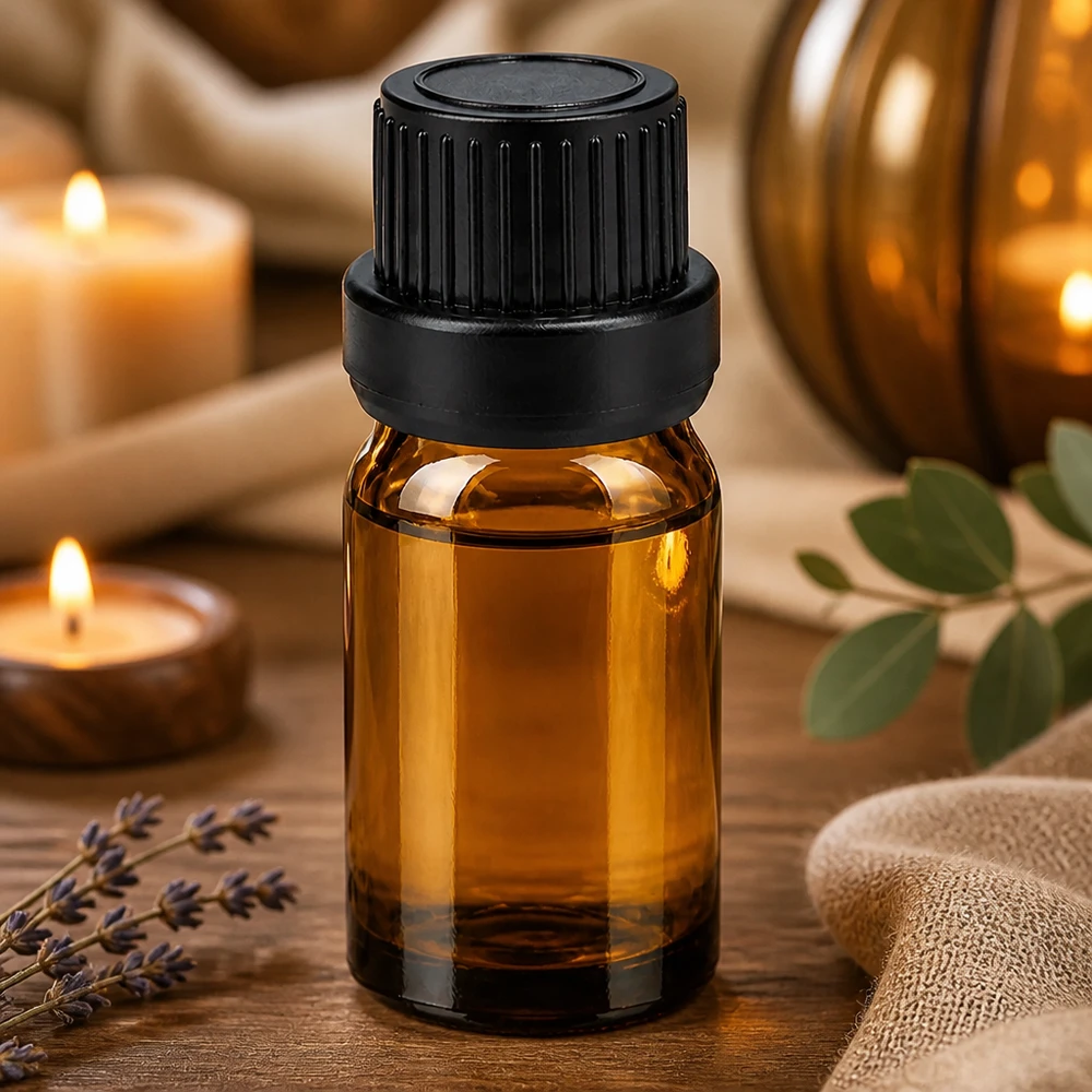 5ml Dropperflaske 2mm sort OV BrownLine UT18/5 5 ml glasflaske i høj kvalitet med sort OV-hætte til professionelle anvendelser