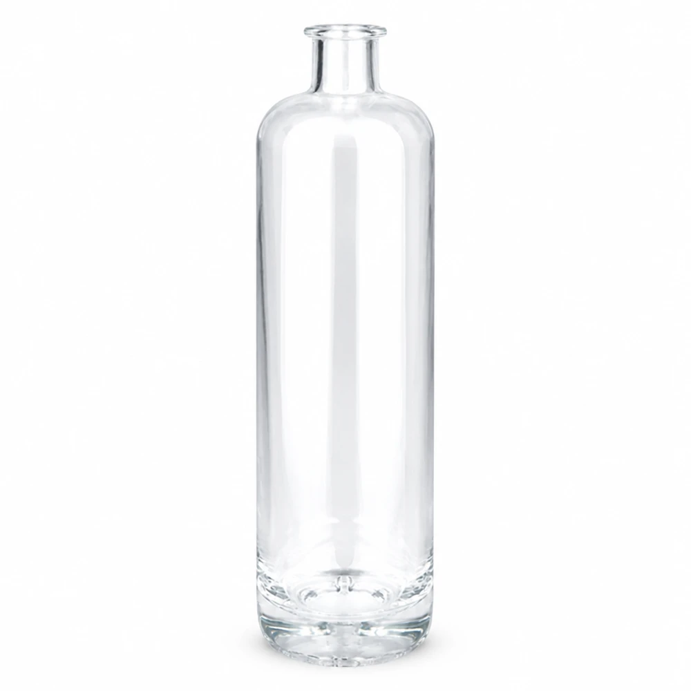 700 ml glasflaske »Ella« uden lukning UNiTWIST® 700 ml glasflaske Ella transparent uden hætte UNiTWIST står tom på hvid baggrund
