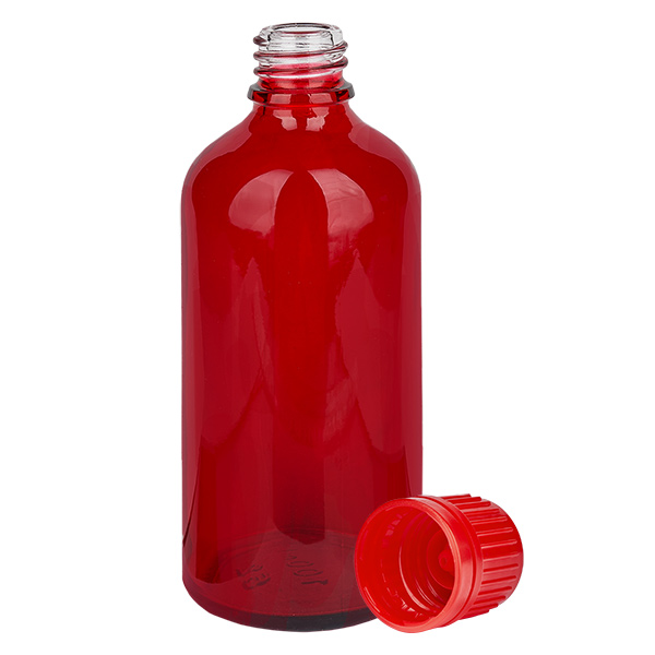 100 ml flaske 11 mm SV rød OV RedLine UT18/100 100 ml flaske 11 mm SV rød OV RedLine UT18/100