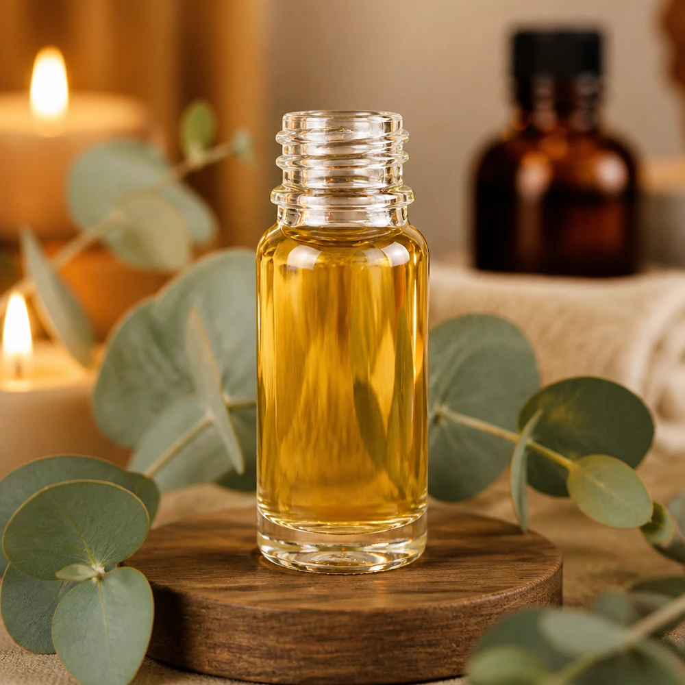 Flaske i klart glas 10 ml DIN 18 Lille 10 ml glasflaske ApoGlas transparent til æteriske olier og tinkturer