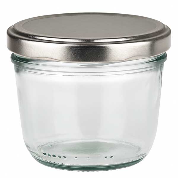 230 ml Briller med BasicSeal-låg sølv UNiTWIST