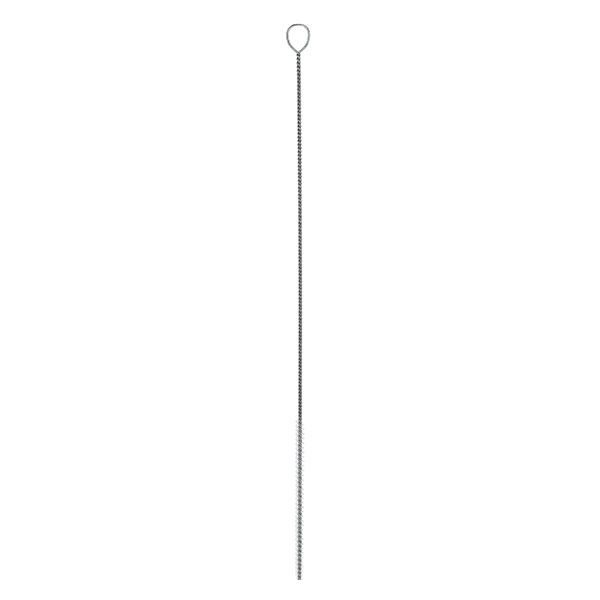 Rund rengøringsbørste størrelse S med øsken ?4 mm. Ideel til rengøring af pipetter og tragte. Fremstillet af nylonbørster. 27 cm samlet længde. Rund rengøringsbørste størrelse S med øsken ?4 mm. Ideel til rengøring af pipetter og tragte. Fremstillet af nylonbørster. 27 cm samlet længde.