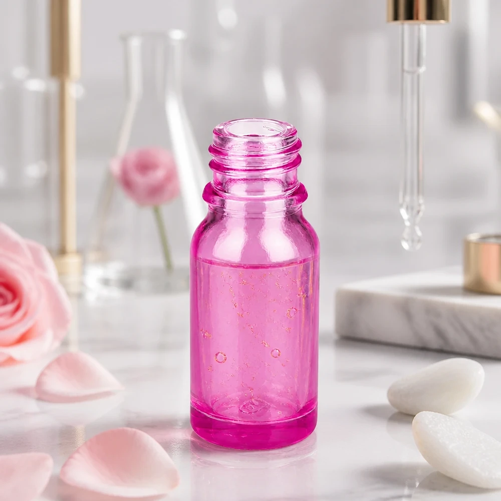 10 ml apoteksflaske PurpleLine UT18/10 UNiTWIST Lilla 10 ml apoteksflaske PurpleLine UT18/10 UNiTWIST lavet af højkvalitetsglas til apoteket