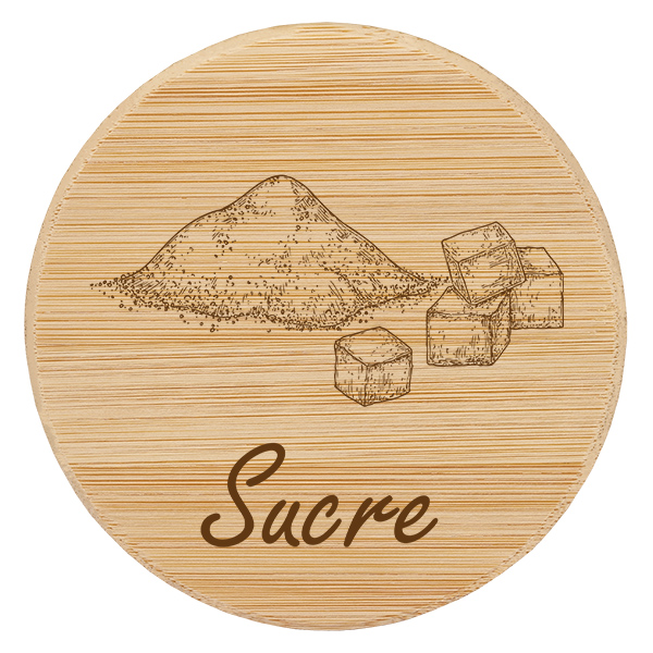 Kappe i træ "sucre" til WECK RR100 Kappe i træ "sucre" til WECK RR100