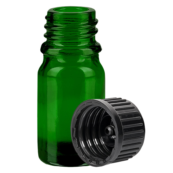 5ml flaske 11mm SV sort STD GreenLine UT18/5 5ml flaske 11mm SV sort STD GreenLine UT18/5