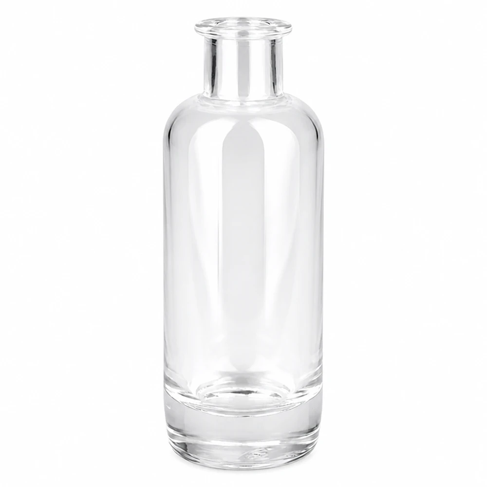 200 ml glasflaske »Ella« uden låg UNiTWIST® 200 ml glasflaske Ella transparent uden hætte UNiTWIST-gevind tom kosmetikflaske apotekerflaske