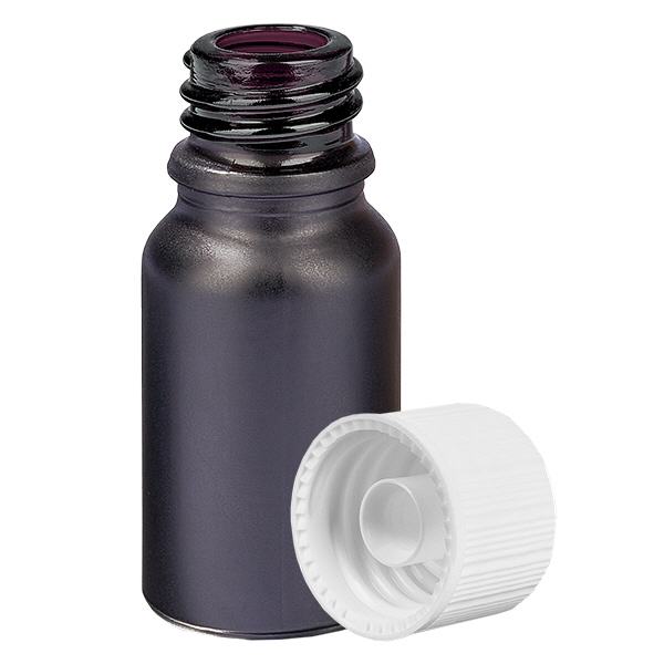 10 ml flaske 11 mm SV hvid STD BlackLine UT18/10