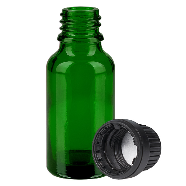20 ml flaske 11 mm SV sort OV GreenLine UT18/20 20 ml flaske 11 mm SV sort OV GreenLine UT18/20