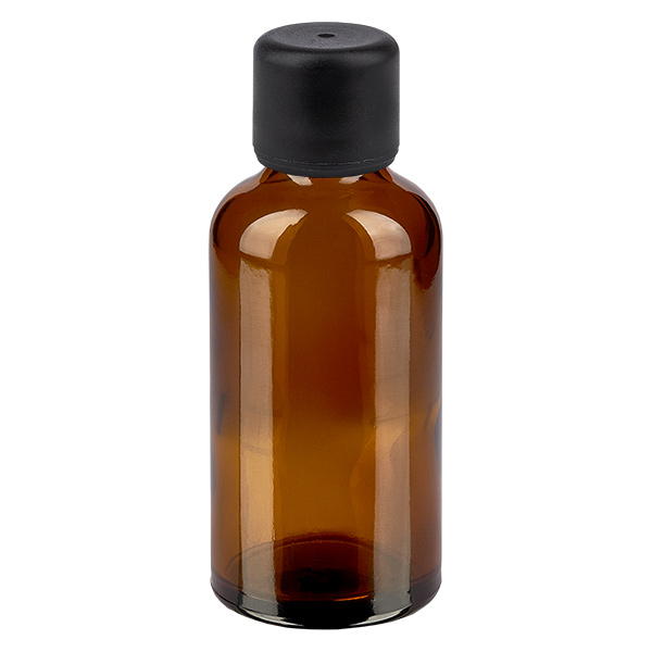 50 ml flaske 6 mm SV sort STD BrownLine UT18/50 50 ml flaske 6 mm SV sort STD BrownLine UT18/50