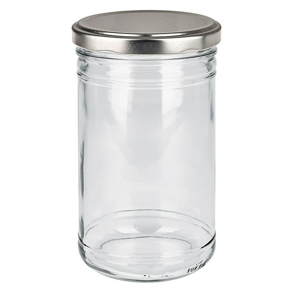 1053ml Briller + BasicSeal låg sølv mat UNiTWIST